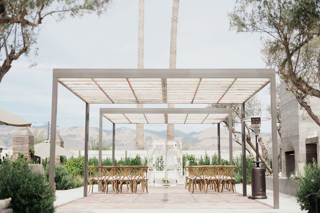 Service at Biddle Ranch Wedding by Sandcastle Celebrations Wedding Planner