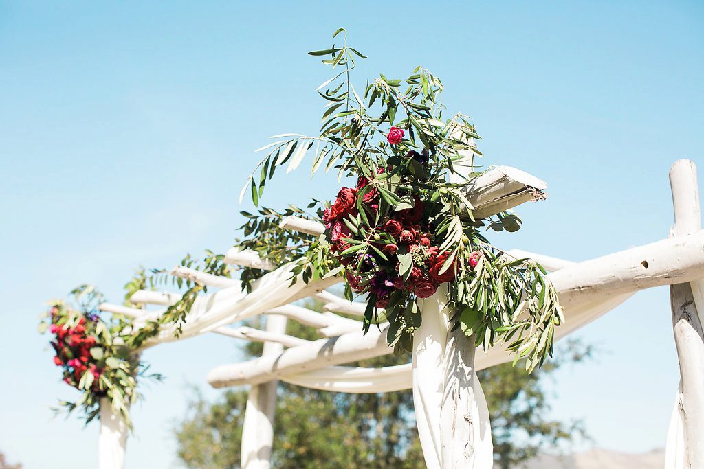 Canopy at Casitas Estate Wedding by Sandcastle Celebrations Wedding Planning