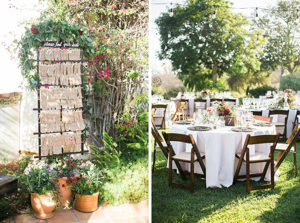 Guest seating at Casitas Estate Wedding by Sandcastle Celebrations Wedding Planning