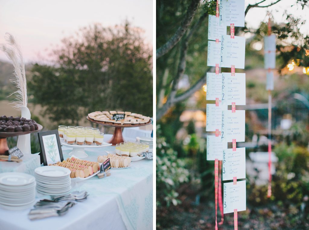 Desert Table at Casitas Estate Wedding by Sandcastle Celebrations Wedding Planning