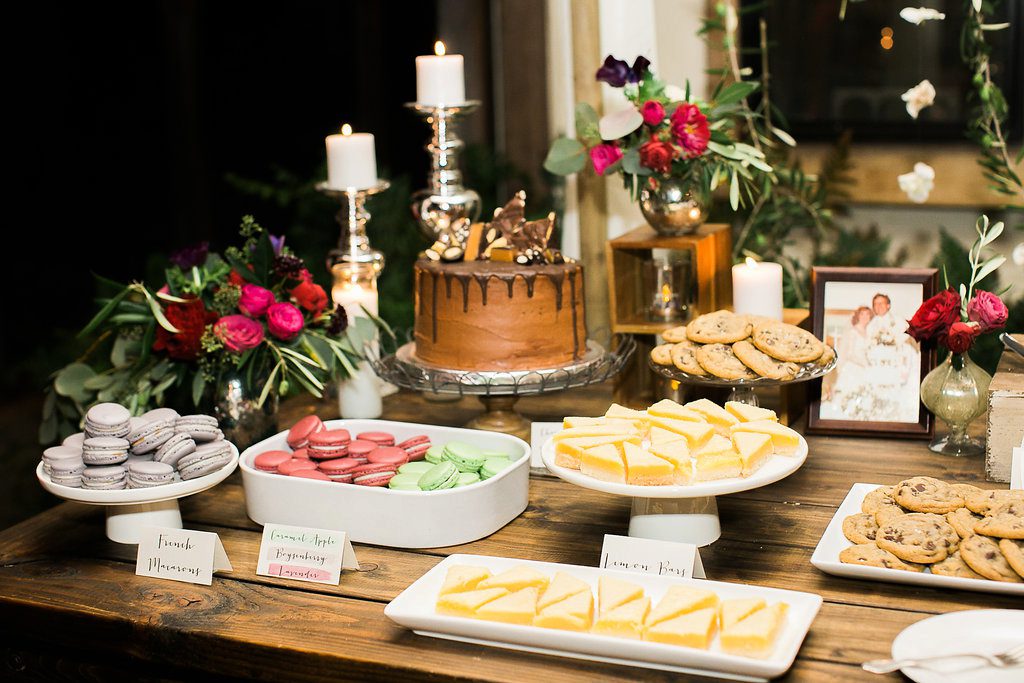 Desserts at Casitas Estate Wedding by Sandcastle Celebrations Wedding Planning