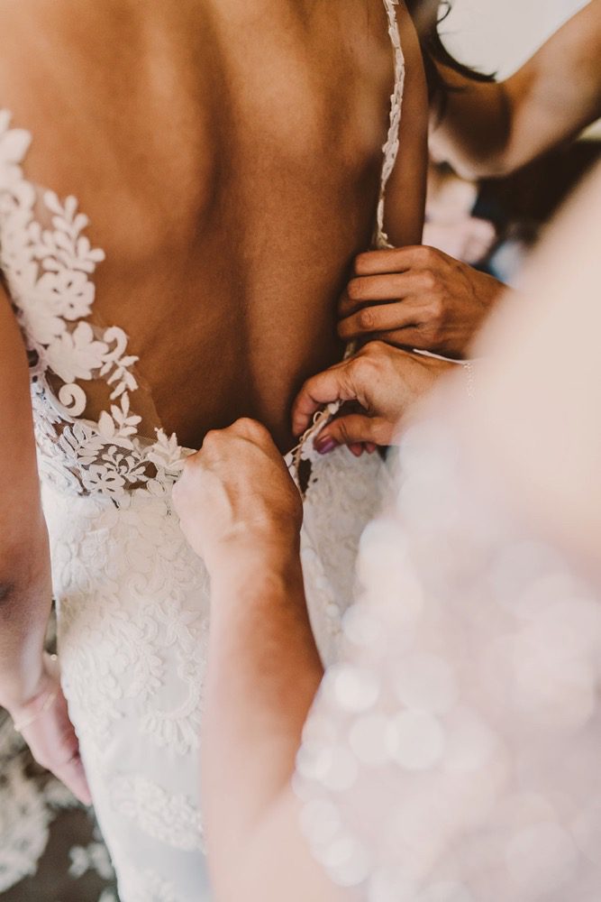 Buttoning Wedding Dress Arroyo Granda Wedding orchestrated by Sandcastle Celebrations Wedding Planner