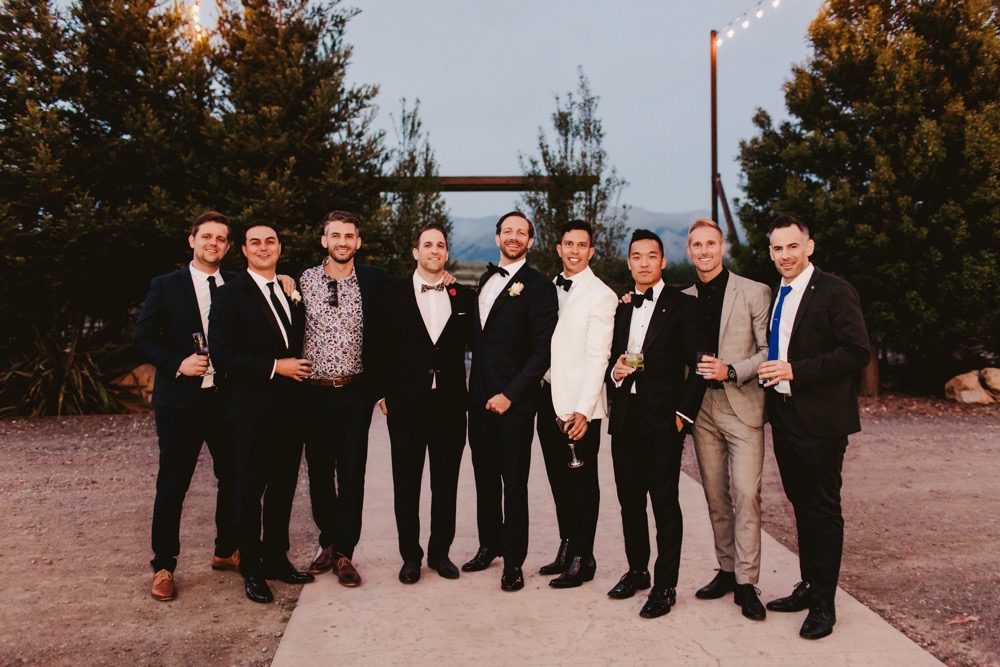 Groom Photo with Friends