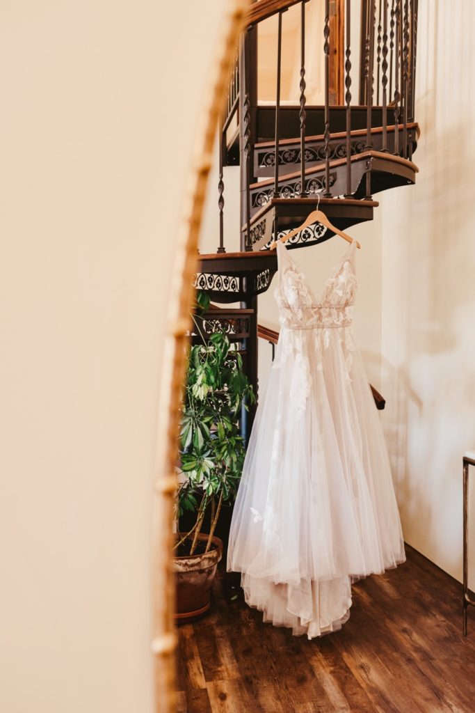 Hanging Wedding Gown