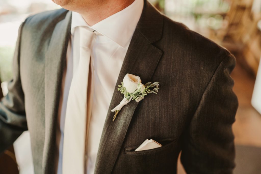 Groom and Boutonniere 