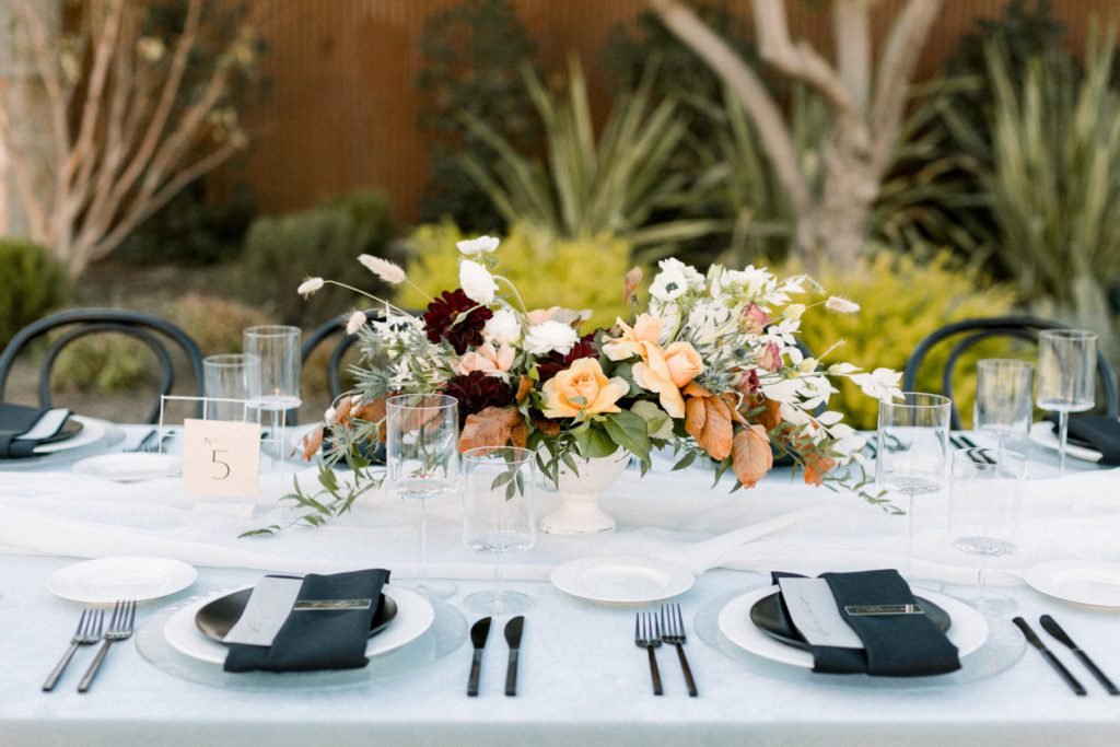 Modern and Edgy fall table top design