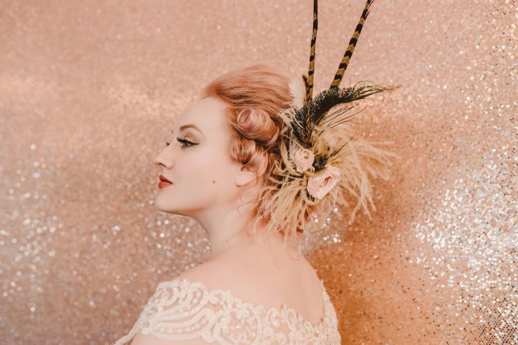 Marie Antoinette's iconic hair by central coast wedding planner Sandcastle Celebrations