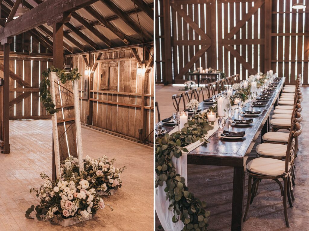 Glass seating chart and farmhouse tables at White Barn Wedding coordinated by Janet Tacy of Edna Valley Wedding Planner Sandcastle Celebrations